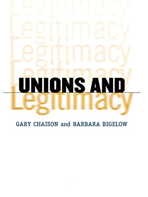 cover image of Unions and Legitimacy
